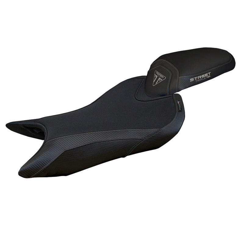 Triumph Street Triple 765 2023-2024 Seat Cover Tappezzeria Italia Comfort in Black
