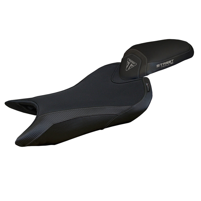 Triumph Street Triple 765 2023-2024 Seat Cover Tappezzeria Italia Comfort in Black