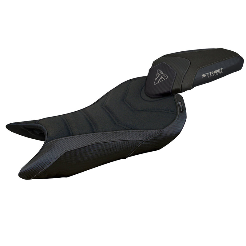Triumph Street Triple 765 2023-2024 Seat Cover Tappezzeria Italia Ultragrip in Black