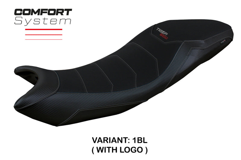 Triumph Tiger 660 2021-2024 Seat Cover Tappezzeria Italia Comfort in Black
