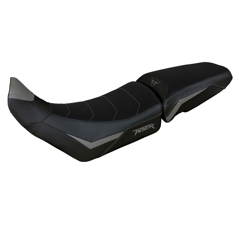 Triumph Tiger 900 2020-2023 Seat Cover Tappezzeria Italia Comfort in Grey and Black
