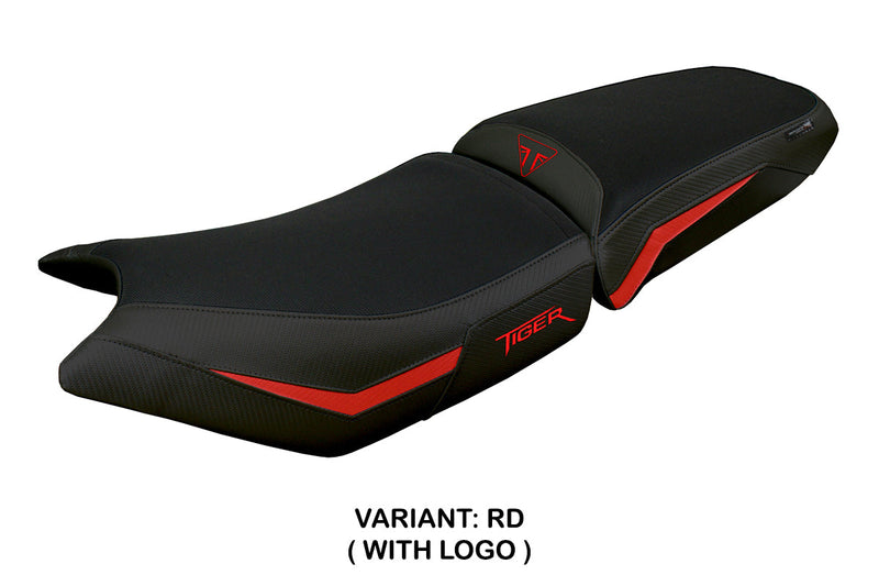 Triumph Tiger 900 2024 Seat Cover Tappezzeria Red Black