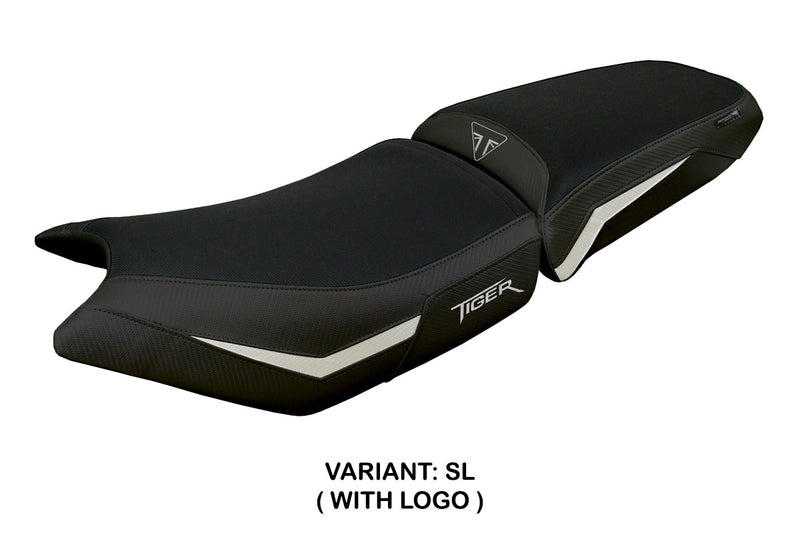Triumph Tiger 900 2024 Seat Cover Tappezzeria Silver Black