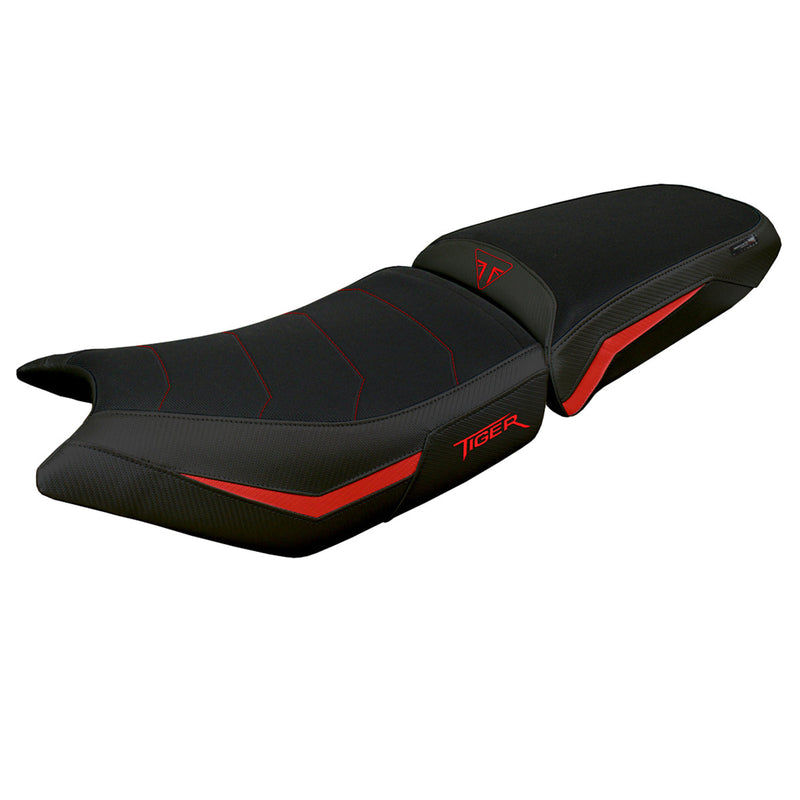 Triumph Tiger 900 2024 Seat Cover Tappezzeria Comfort Red Black