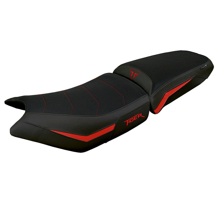 Triumph Tiger 900 2024 Seat Cover Tappezzeria Comfort Red Black