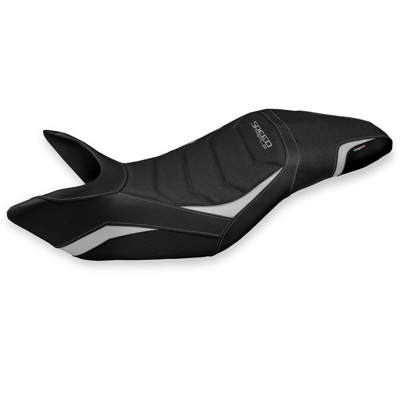 Triumph Speed Triple 2011-2015 Seat Cover Tappezzeria Italia Ultragrip in Silver