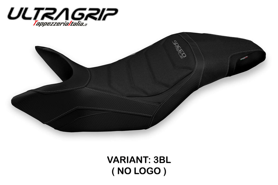 Triumph Speed Triple 2011-2015 Seat Cover Tappezzeria Italia Ultragrip in Black