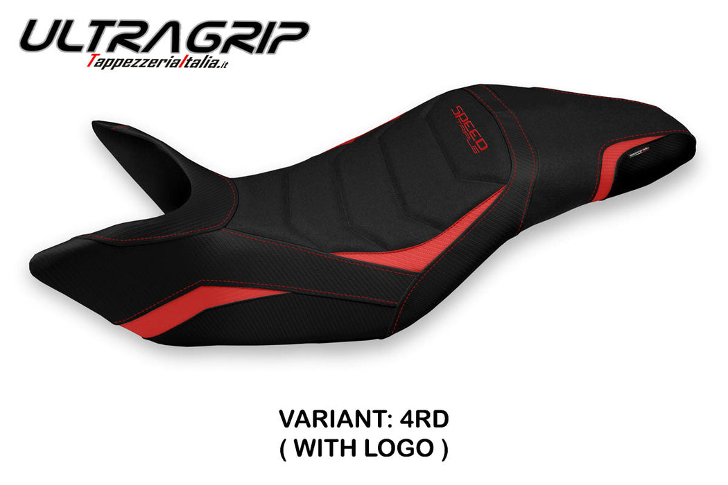 Triumph Speed Triple 2011-2015 Seat Cover Tappezzeria Italia Ultragrip in Red