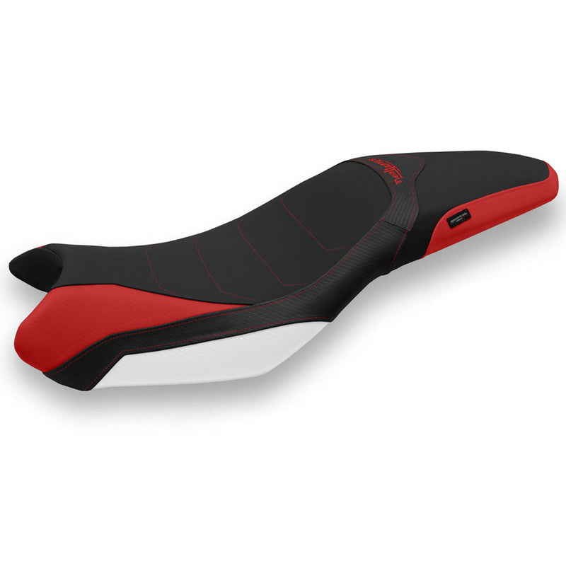 Triumph Street Triple 675 2013-2016 Seat Cover Tappezzeria Italia Comfort in Red and White