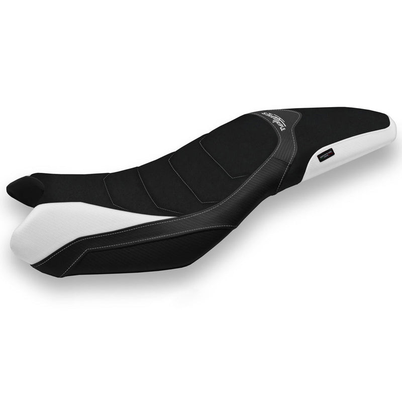 Triumph Street Triple 675 2013-2016 Seat Cover Tappezzeria Italia Ultragrip in White