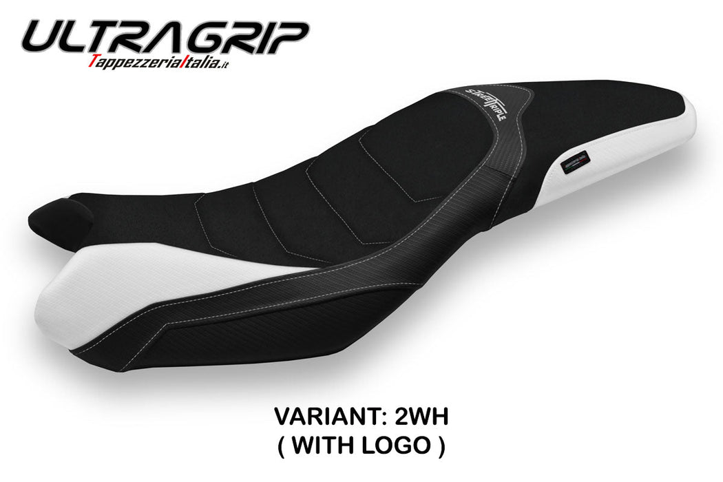 Triumph Street Triple 675 2013-2016 Seat Cover Tappezzeria Italia Ultragrip in White