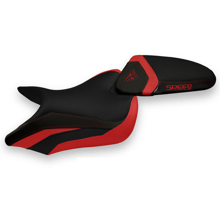 Triumph Speed Triple 2016-2021 Seat Cover Tappezzeria Italia Comfort in Red