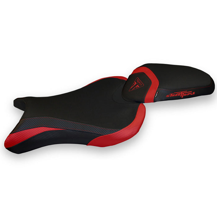 Triumph Street Triple 765 2017-2022 Seat Cover Tappezzeria Italia Comfort in Red