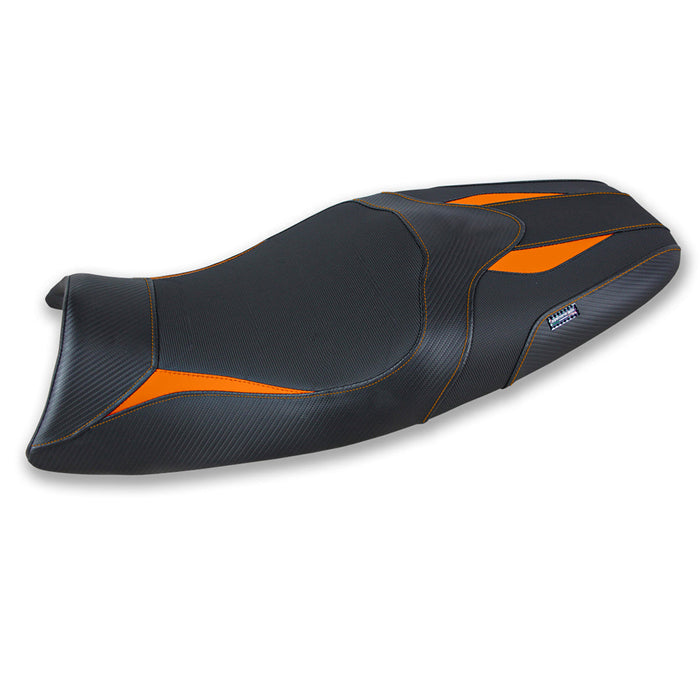 Triumph Speed Triple 2005-2010 Seat Cover Tappezzeria Italia in Orange Black