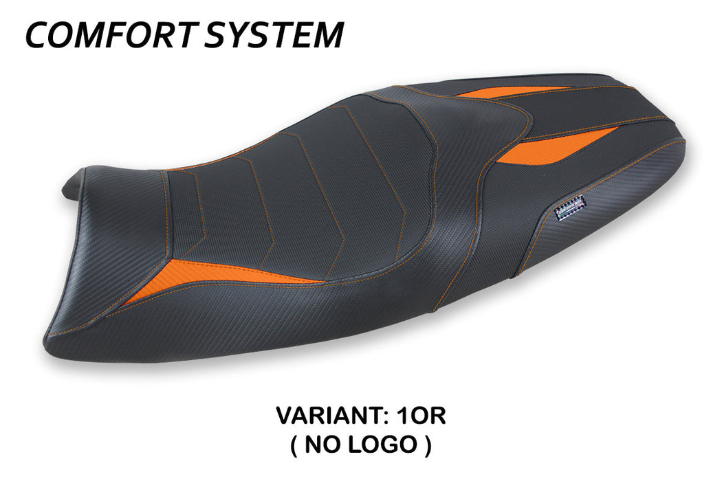 Triumph Speed Triple 2005-2010 Seat Cover Tappezzeria Italia Comfort in Orange