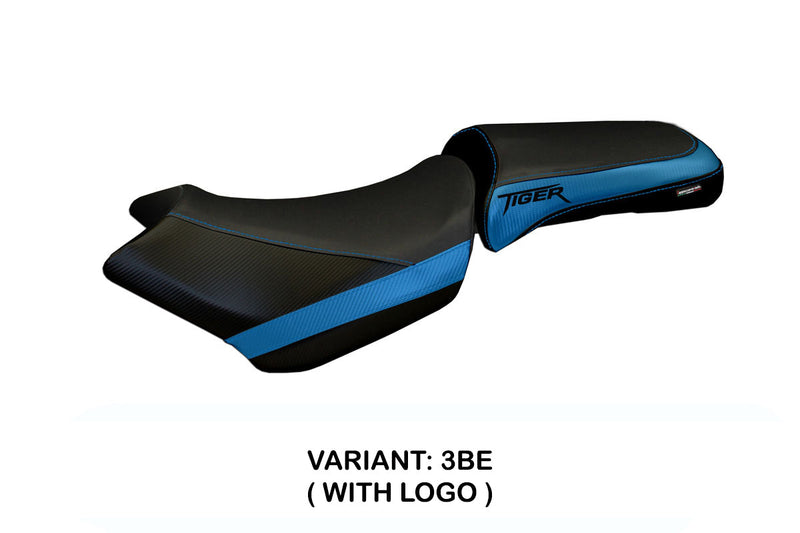 Triumph Tiger 1200 2011-2021 Seat Cover Tappezzeria Italia in Blue Black