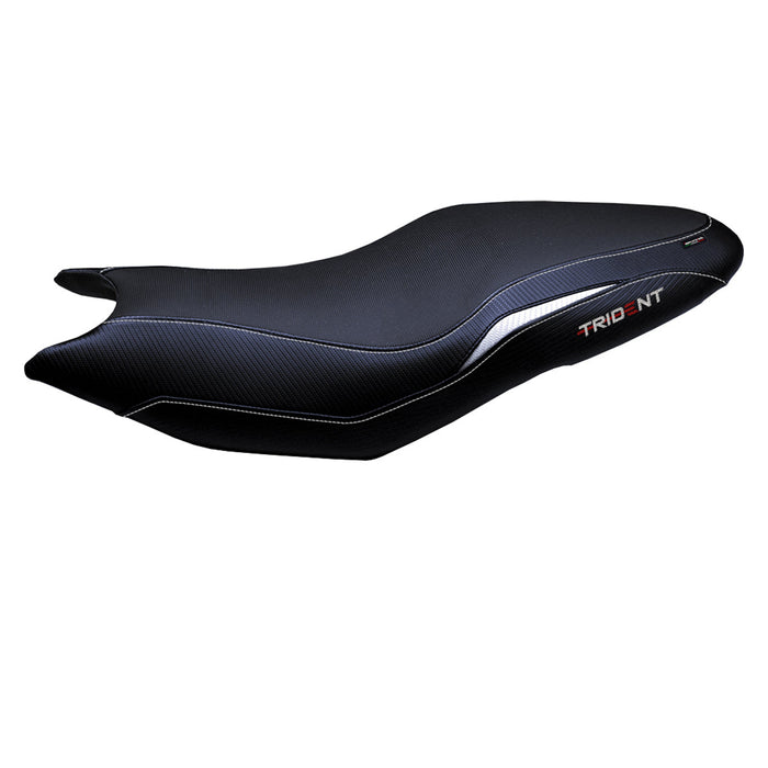 Triumph Trident 660 2021-2024 Seat Cover Tappezzeria Italia in White Black