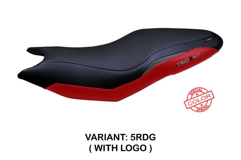 Triumph Trident 660 2021-2024 Seat Cover Tappezzeria Italia in Red Grey and Black