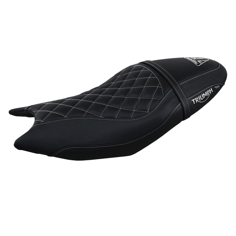 Triumph Trident 660 2021-2024 Seat Cover Tappezzeria Italia in Black White Diamond