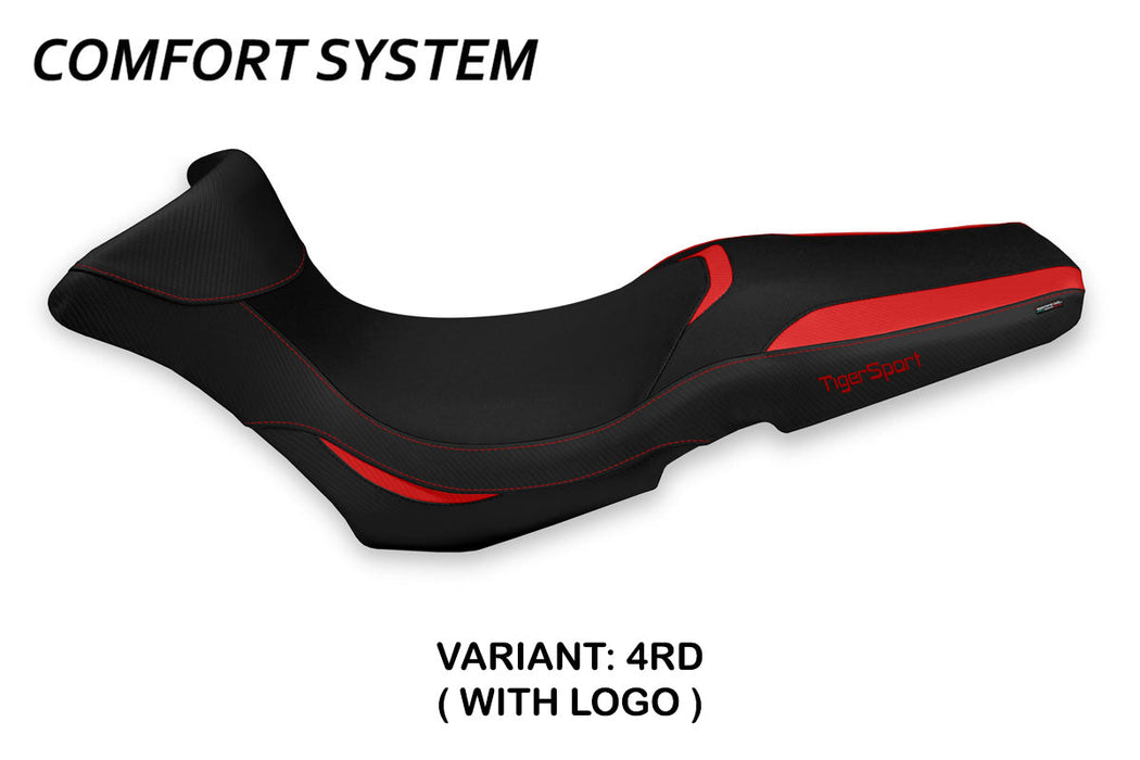 Triumph Tiger 1050 Sport 2013-2020 Seat Cover Tappezzeria Comfort in Red