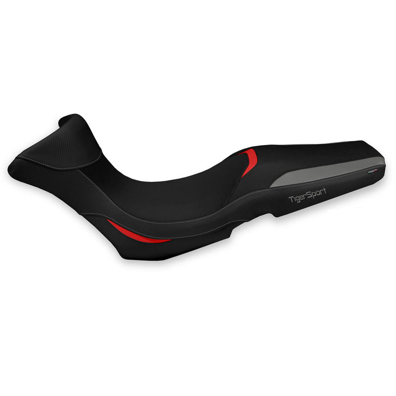 Triumph Tiger 1050 Sport 2013-2020 Seat Cover Tappezzeria Italia in Grey and Red
