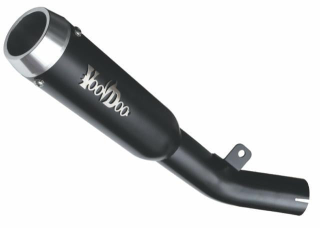 Suzuki GSXR 600 750 Exhaust 2008-2024, Race, Mini Meg Shorty in Black by Voodoo