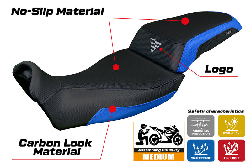 Voge Valico 525 DS DSX 2023 2024 Seat Cover Tappezzeria Blue Black