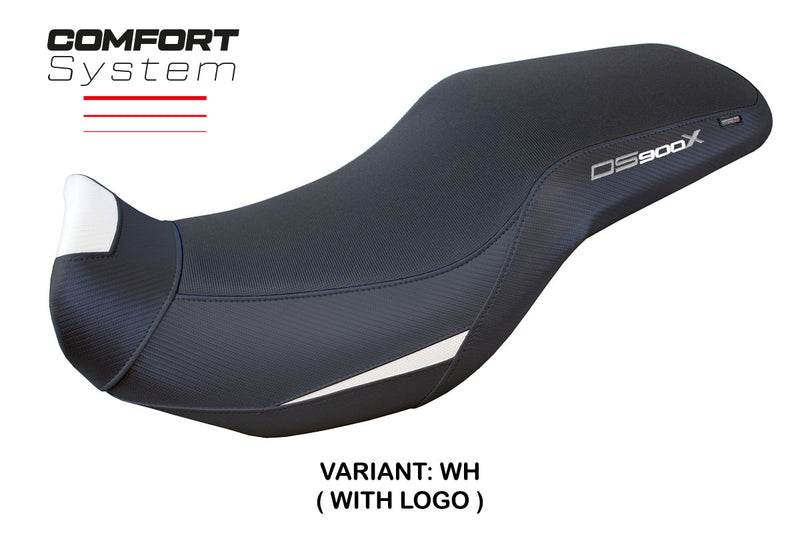 Voge Valico 900 DSX 2024 Seat Cover Tappezzeria Comfort White Black