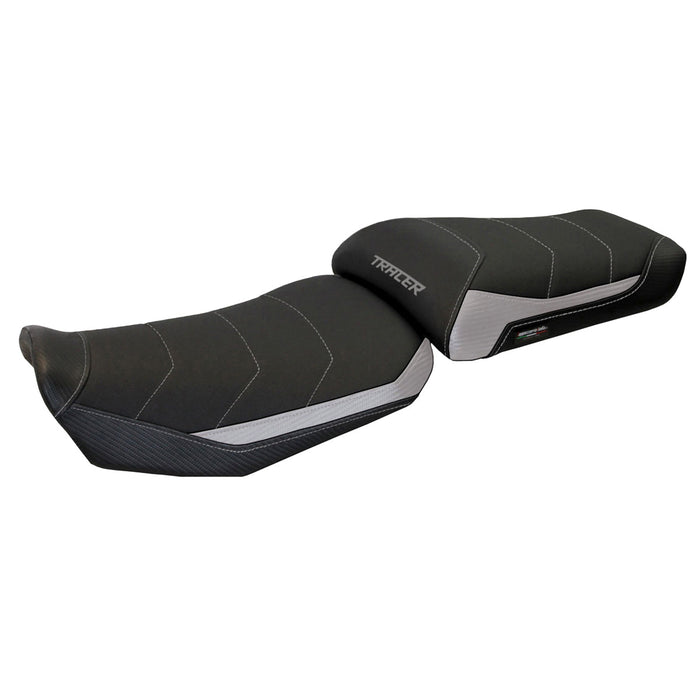 Yamaha Tracer 900 2015-2017 Seat Cover Tappezzeria Italia Comfort in Silver and Black