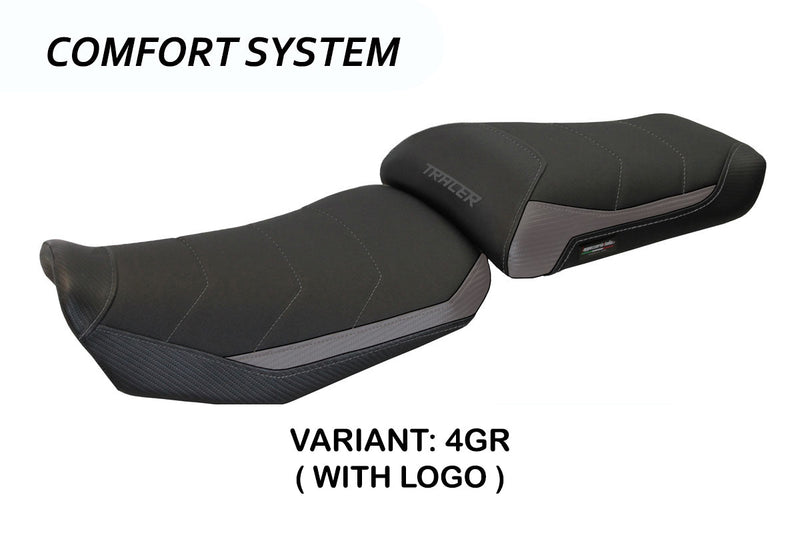 Yamaha Tracer 900 2015-2017 Seat Cover Tappezzeria Italia Comfort in Grey and Black