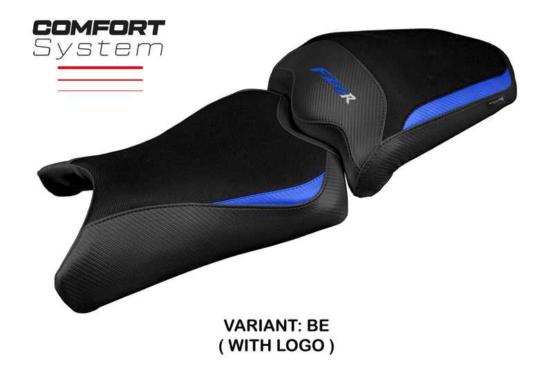 Yamaha FZ6R 2009-2017 Seat Cover Tappezzeria Italia Comfort in Blue