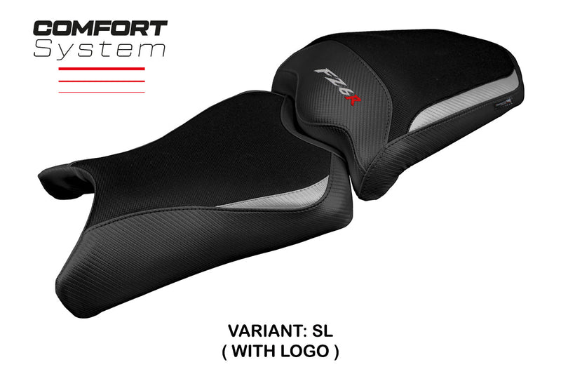 Yamaha FZ6R 2009-2017 Seat Cover Tappezzeria Italia Comfort in Silver
