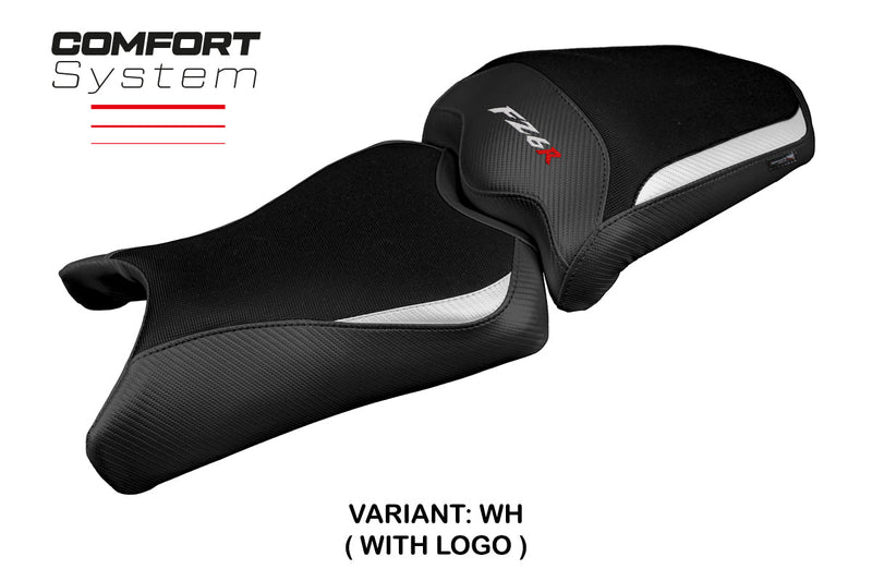 Yamaha FZ6R 2009-2017 Seat Cover Tappezzeria Italia Comfort in White