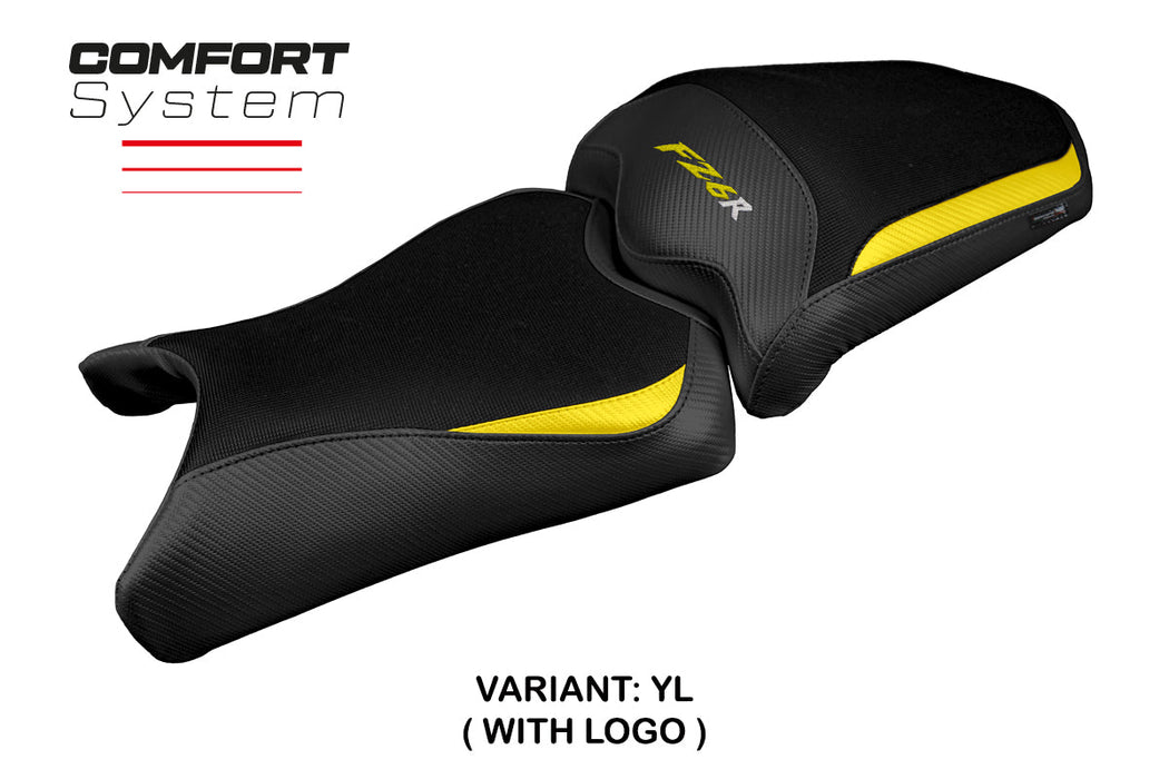 Yamaha FZ6R 2009-2017 Seat Cover Tappezzeria Italia Comfort in Yellow