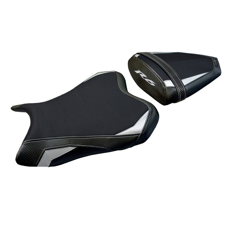Yamaha YZF R6 2006-2007 Seat Cover Tappezzeria Italia in White and Black