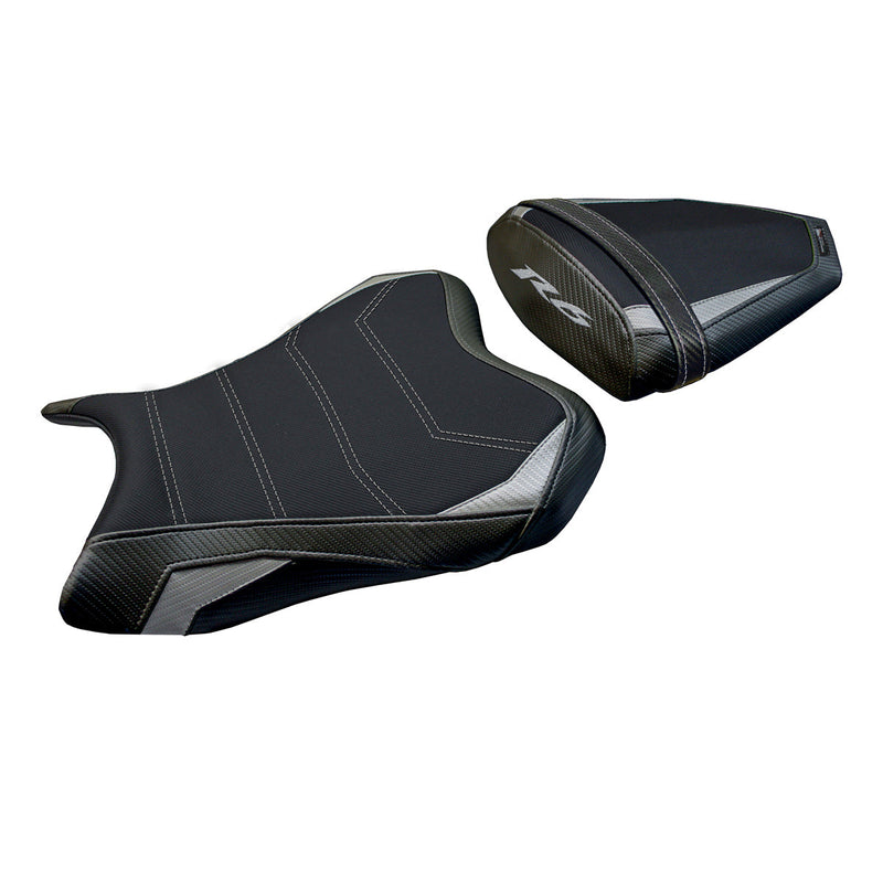 Yamaha YZF R6 2006-2007 Seat Cover Tappezzeria Italia Comfort in Silver and Black