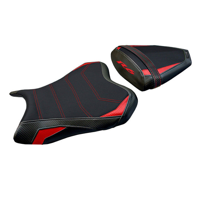 Yamaha YZF R6 2006-2007 Seat Cover Tappezzeria Italia Comfort in Red and Black