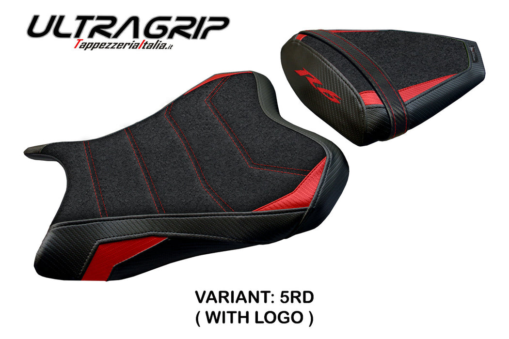 Yamaha YZF R6 2006-2007 Seat Cover Tappezzeria Italia Ultragrip in Red and Black