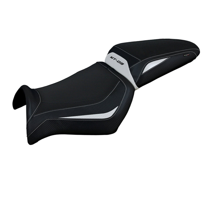 Yamaha MT 03 2006-2014 Seat Cover Tappezzeria Italia in White