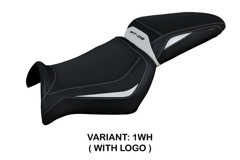 Yamaha MT 03 2006-2014 Seat Cover Tappezzeria Italia in White