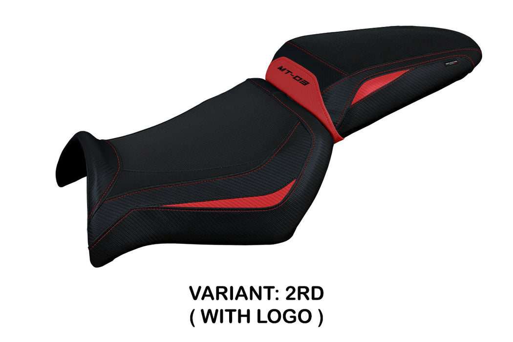 Yamaha MT 03 2006-2014 Seat Cover Tappezzeria Italia in Red