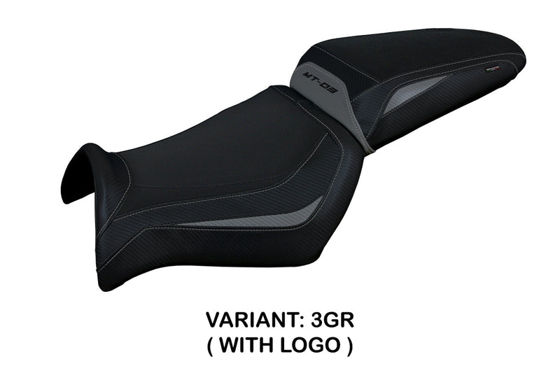 Yamaha MT 03 2006-2014 Seat Cover Tappezzeria Italia in Grey