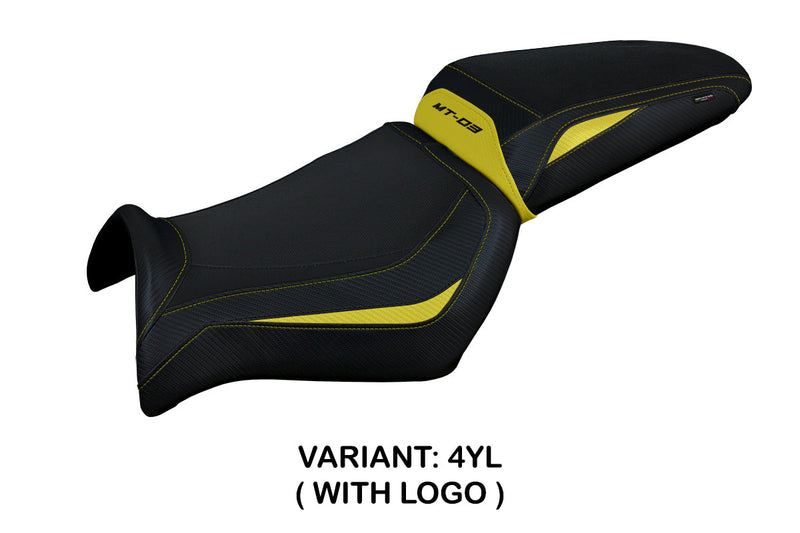 Yamaha MT 03 2006-2014 Seat Cover Tappezzeria Italia in Yellow