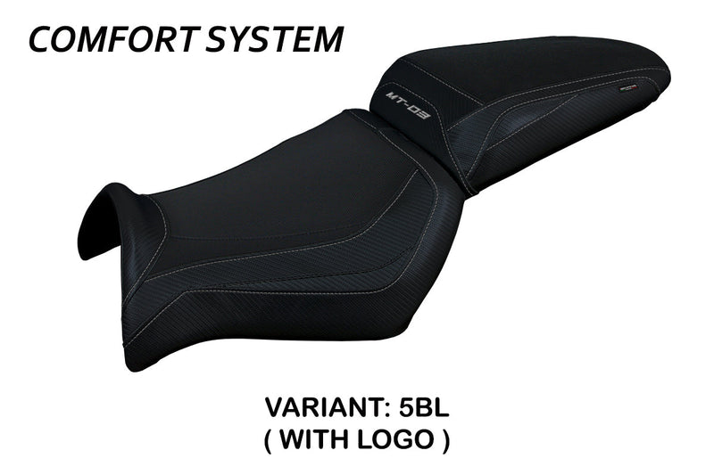 Yamaha MT 03 2006-2014 Seat Cover Tappezzeria Italia Comfort in Black