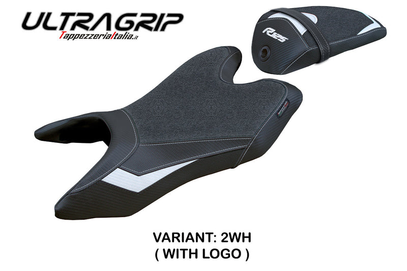 Yamaha YZF R125 2019-2023 Seat Cover Tappezzeria Italia Ultragrip in White