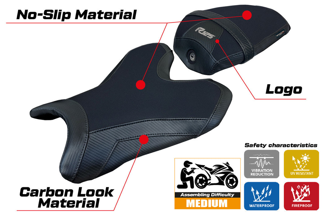 Yamaha R125 2024 Seat Cover Tappezzeria Black