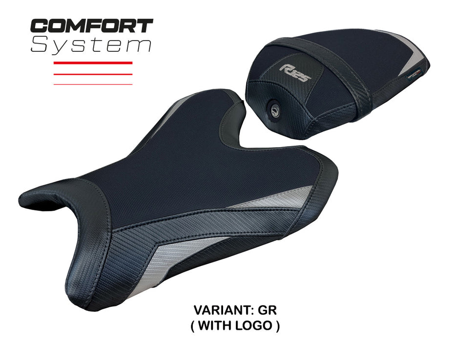 Yamaha R125 2024 Seat Cover Tappezzeria Comfort Grey Black