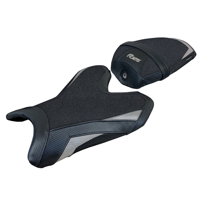 Yamaha R125 2024 Seat Cover Tappezzeria Ultragrip Grey Black