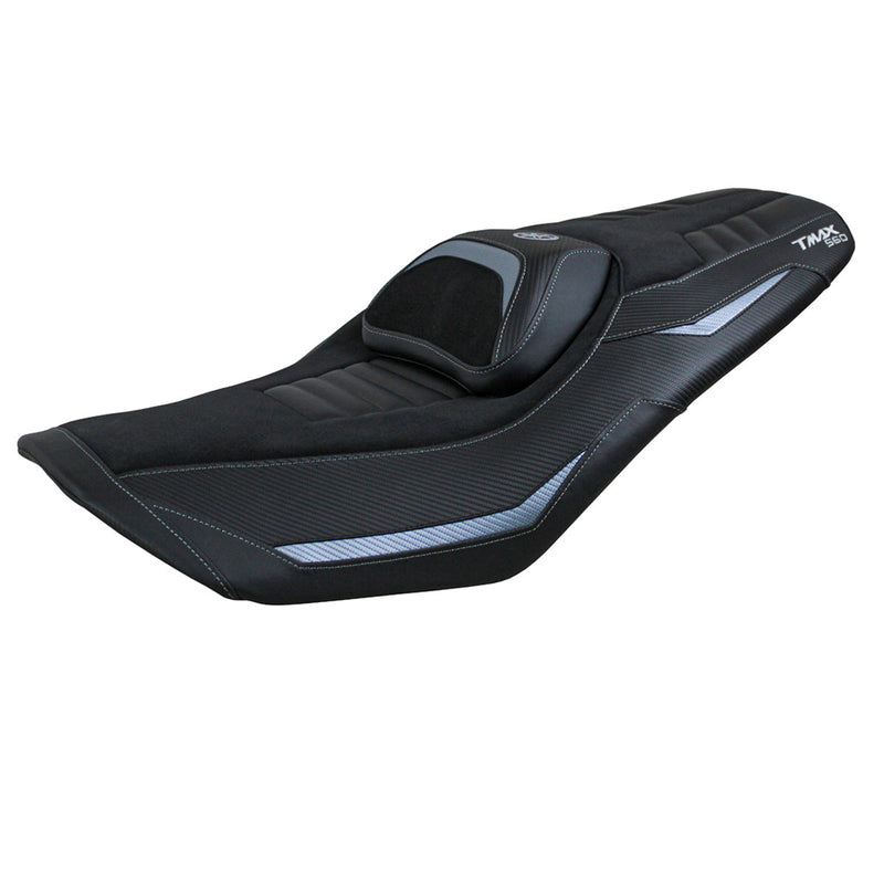 Yamaha T-Max 560 2022-2024 Seat Cover Tappezzeria Italia in Grey and Black