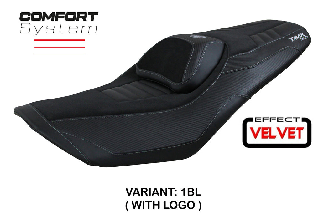 Yamaha T-Max 560 2022-2024 Seat Cover Tappezzeria Italia Comfort in Black